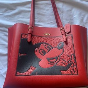 Mickey Mouse Coach Tote Purse